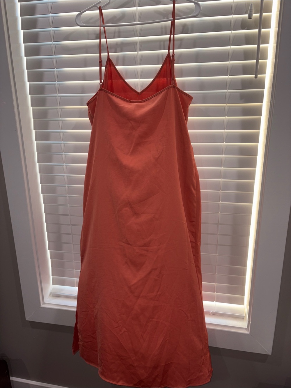 NWT A New Day Orange Slip Dress with Spaghetti Straps - Picture 4 of 4